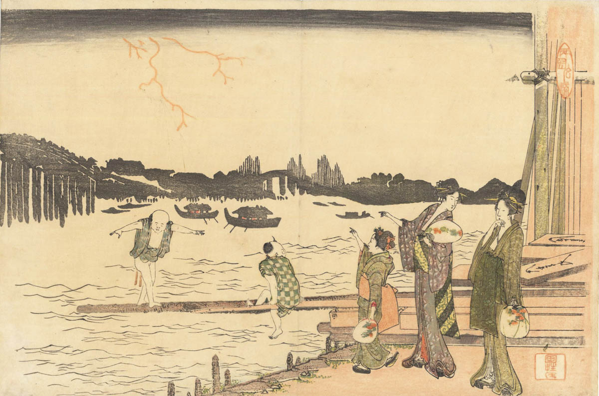 HOKUSAI (1760-1849). Ryōgoku HOKUSAI (1760-1849). Ryōgoku