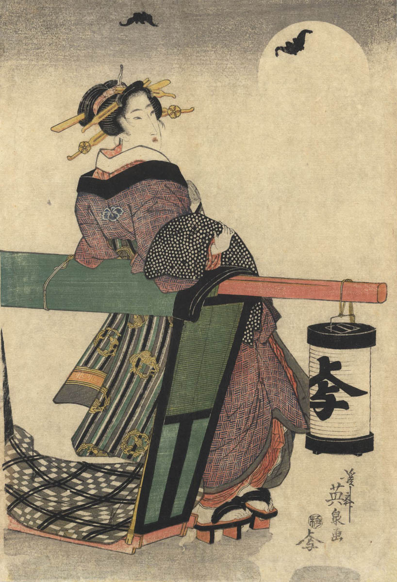 EISEN (1790-1848). Una donna e la luna EISEN (1790-1848). Una donna e la luna