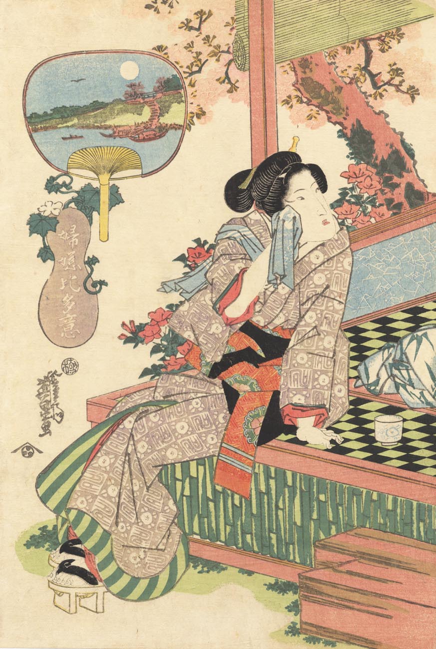 EISEN (1790-1848). A woman seated EISEN (1790-1848). A woman seated