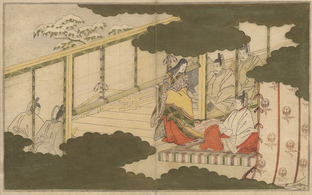 UTAMARO (1753?-1806). A court scene UTAMARO (1753?-1806). A court scene