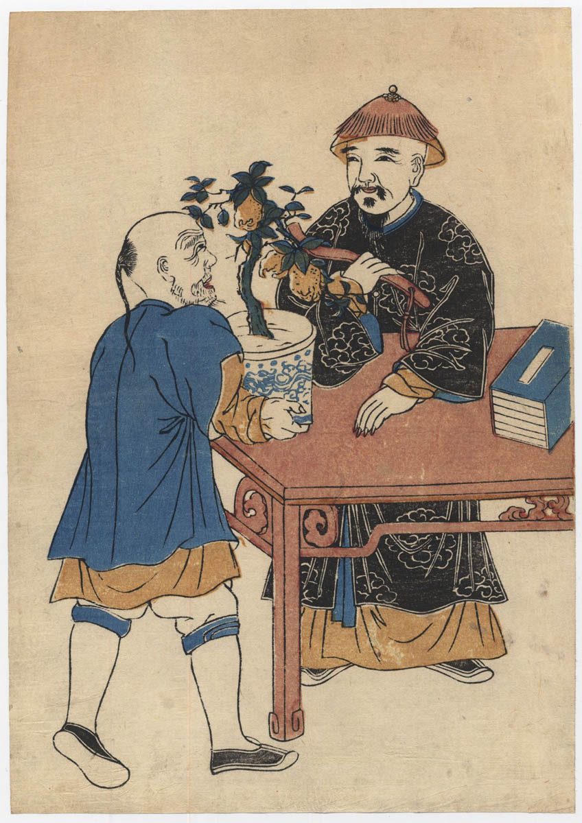NAGASAKI SCHOOL. Chinese scholar NAGASAKI SCHOOL. Chinese scholar