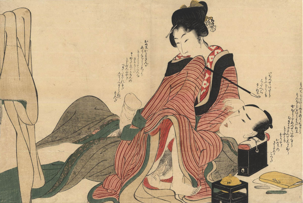 UTAMARO SCHOOL. Two lovers. UTAMARO SCHOOL. Two lovers.