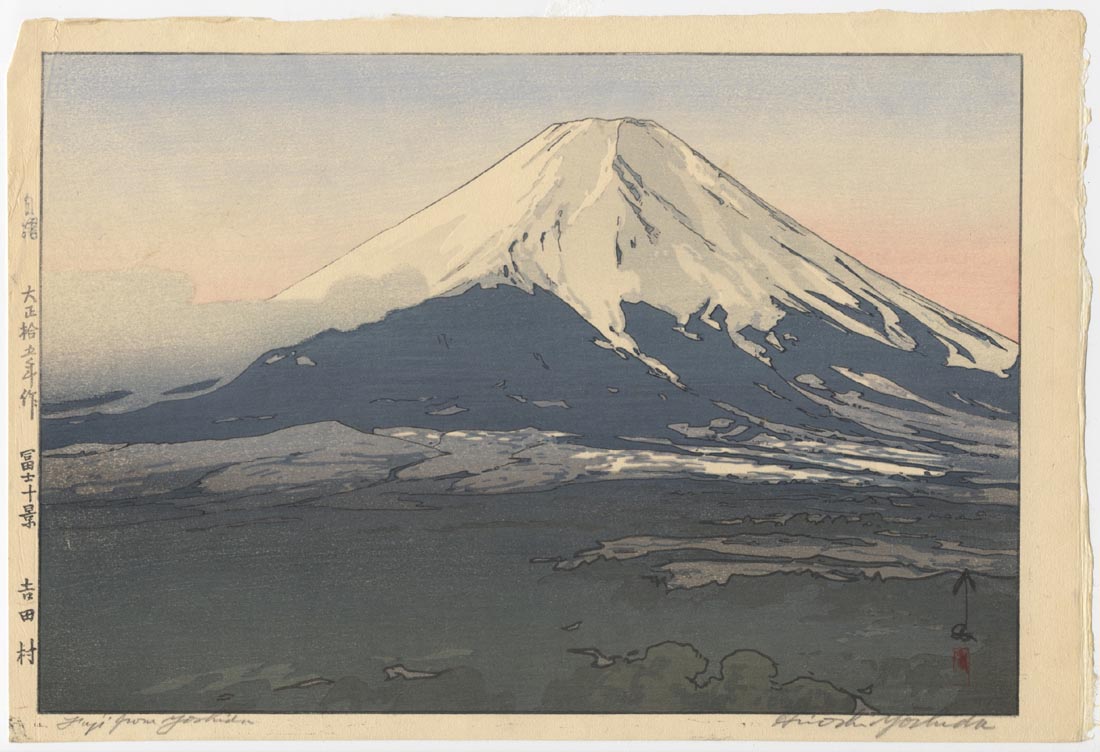 YOSHIDA (1876-1950). Mount Fuji YOSHIDA (1876-1950). Mount Fuji