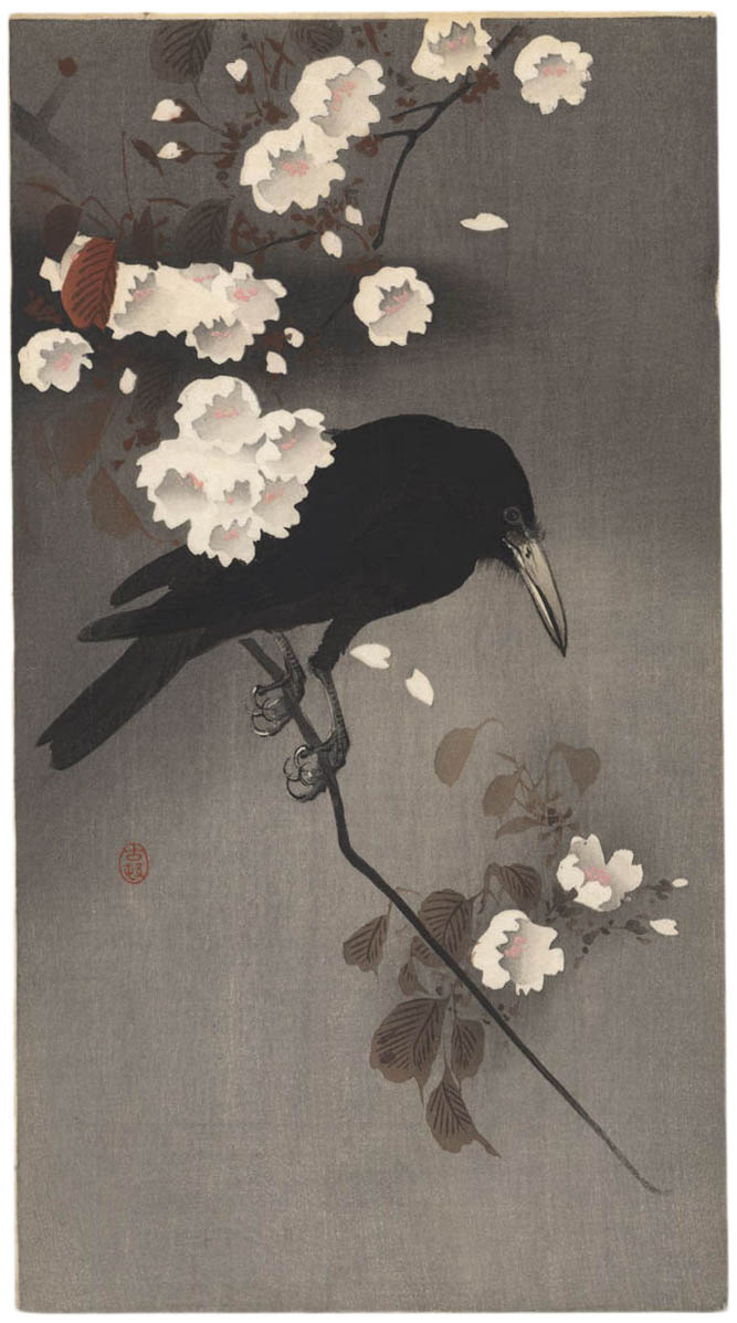 KOSON (1877-1945). A crow KOSON (1877-1945). A crow